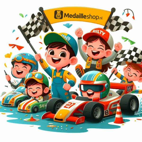 Autosportprijzen kopen – bekers en medailles voor races en autosportevenementen
