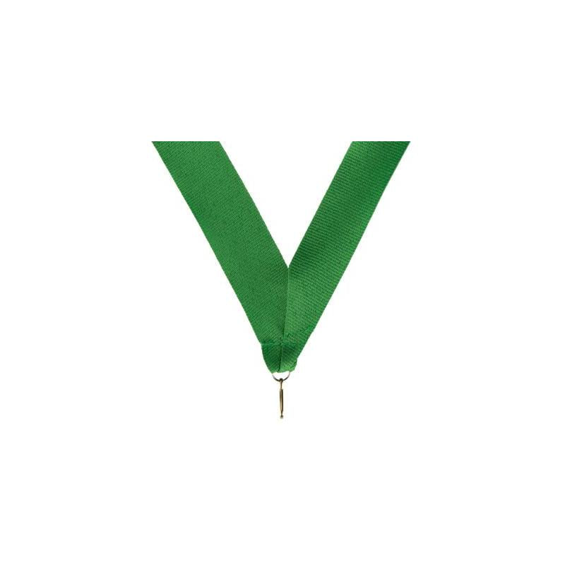 Medaille halslint groen – 22 mm breed