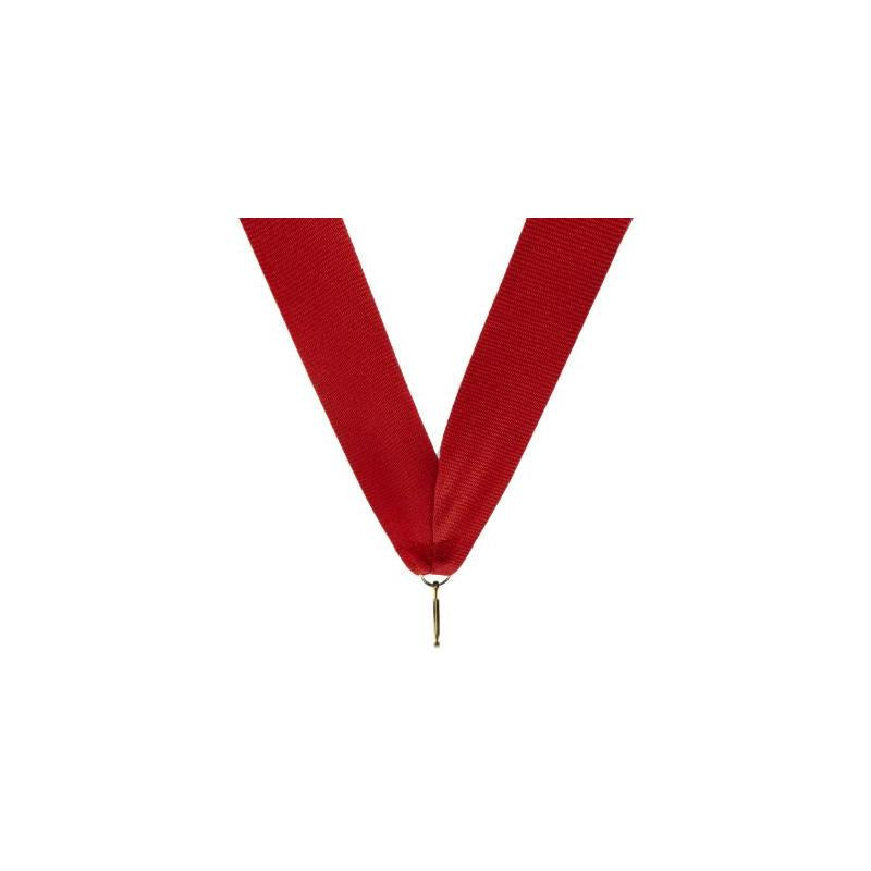Medaille halslint rood – 22 mm breed