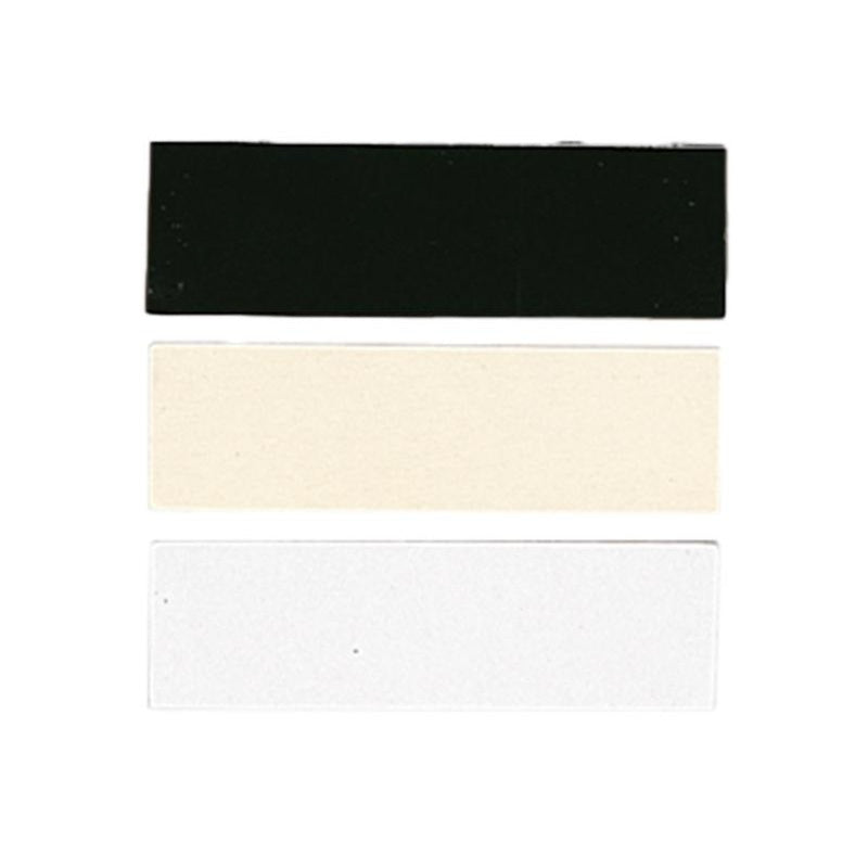 Graveerplaatje 50x15 mm in goud, zilver en zwart – zelfklevend aluminium met gravering