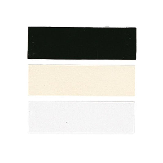 Graveerplaatje 50x15 mm in goud, zilver en zwart – zelfklevend aluminium met gravering