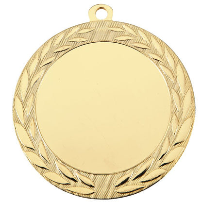 Gouden medaille Noordwijk 70 mm met ruimte voor eigen logo en persoonlijke tekst