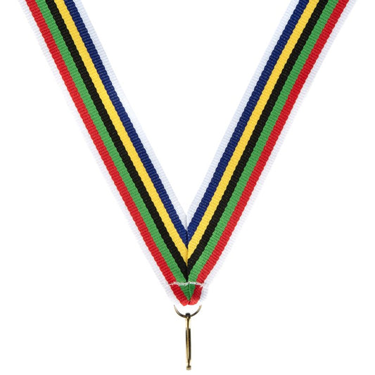 Olympisch halslint – medaille – 22 mm breed met haak