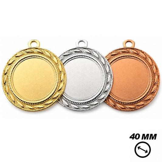Medaille Lelystad 40 mm in goud, zilver en brons