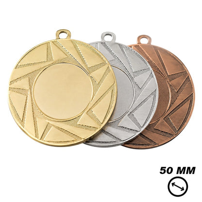 Medaille Terneuzen 50 mm in goud zilver en brons
