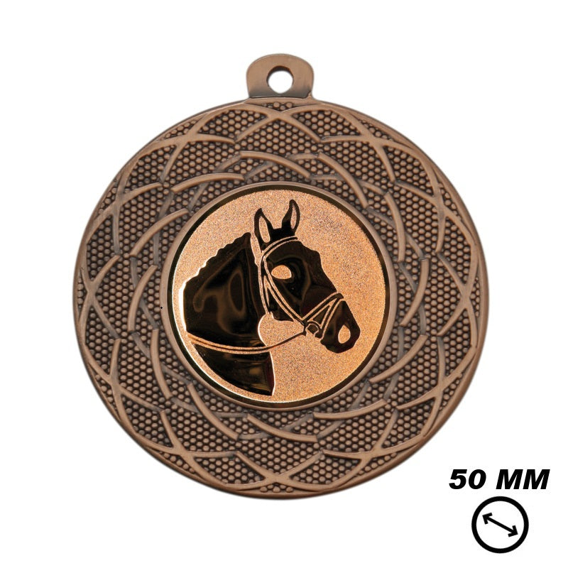 Paardensport medaille brons 50 mm springen prijs