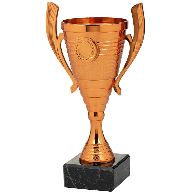 Bronzen trofee Chota – 22 cm – goedkope bekerset voor toernooi of prijsuitreiking