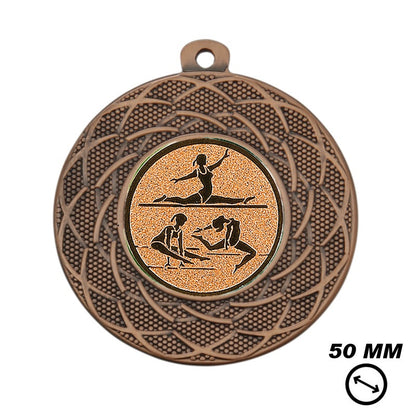 Turnen Medaille Dames Brons 50mm