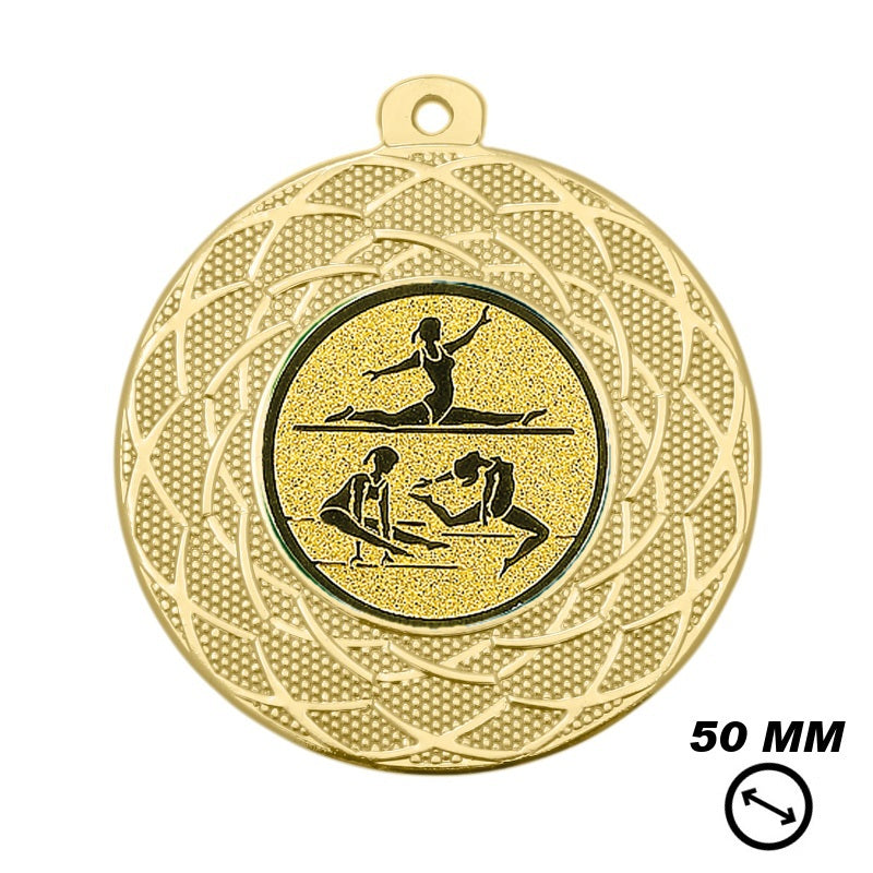 Turnen Medaille Dames Goud 50mm