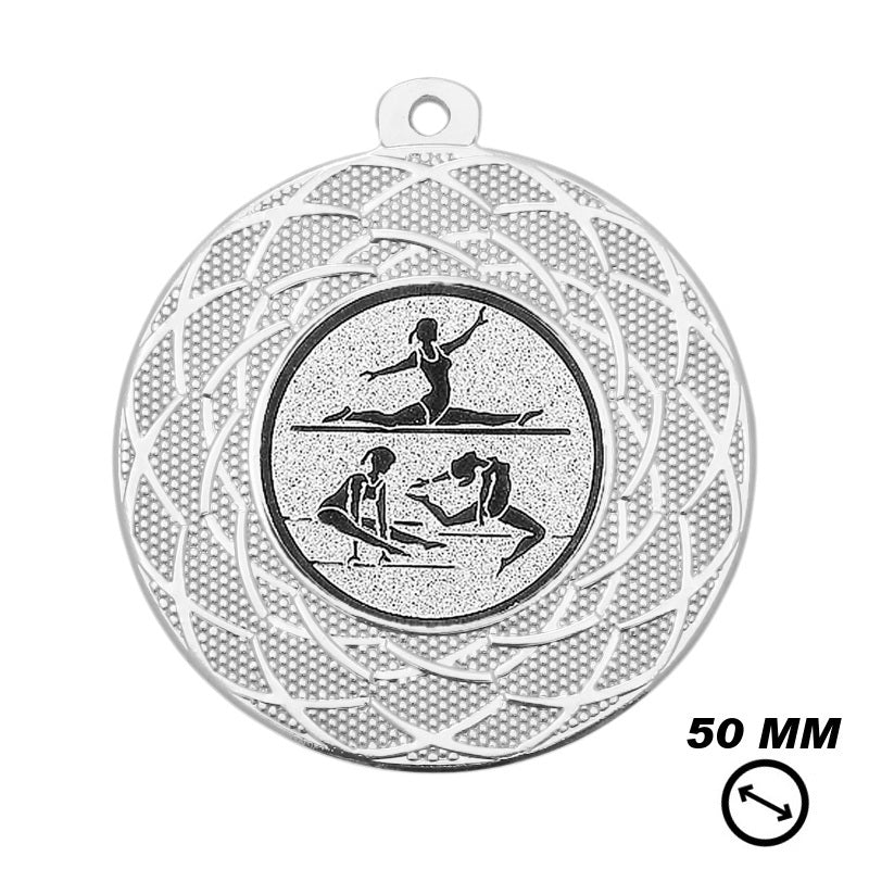Turnen Medaille Dames Zilver 50mm