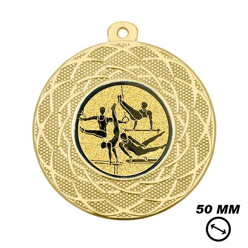 Turnen Medaille Heren Goud 50mm