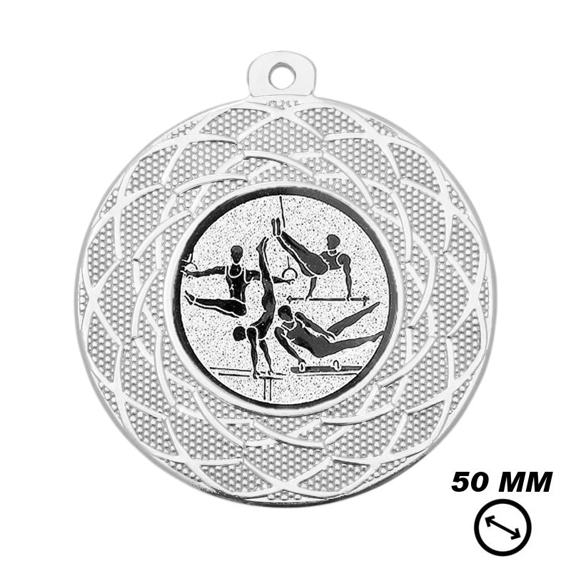 Turnen Medaille Heren Zilver 50mm