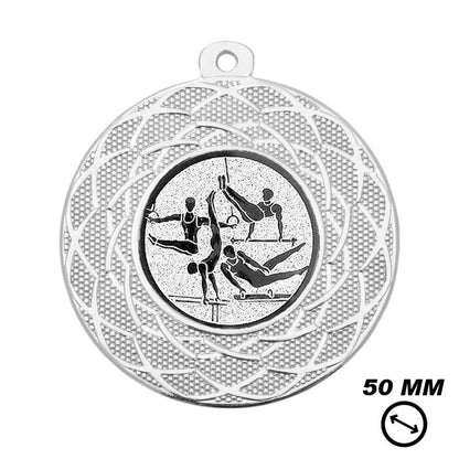 Turnen Medaille Heren Zilver 50mm